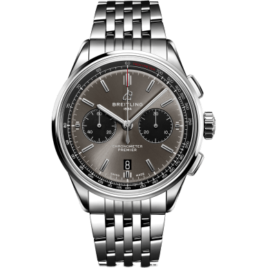 Premier B01 Chronograph 42 Stainless Steel / Anthracite / Bracelet