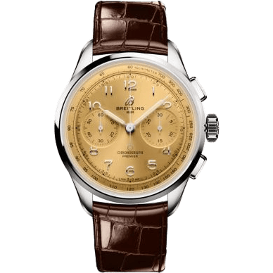 Premier Heritage B09 Chronograph 40 Stainless Steel / Champagne