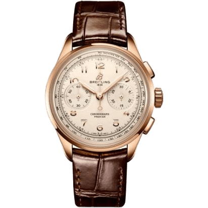 Premier Heritage B09 Chronograph 40 Red Gold / Silver