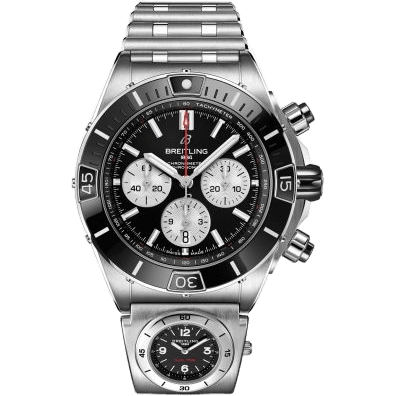 Super Chronomat B01 44 Stainless Steel / Black / Rouleaux - UTC
