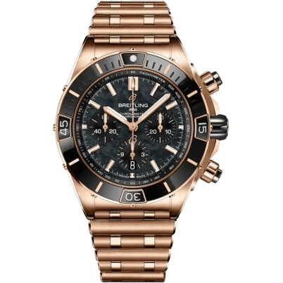 Super Chronomat B01 44 Red Gold / Black MOP / Rouleaux