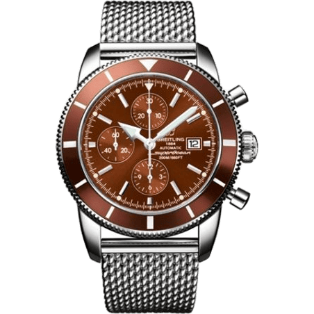 Superocean Heritage 46 Chronograph Stainless Steel / Bronze / Bronze / Milanese