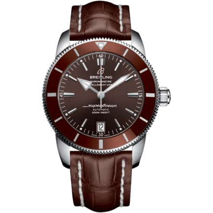 Superocean Heritage II 42 Stainless Steel / Bronze / Bronze / Croco