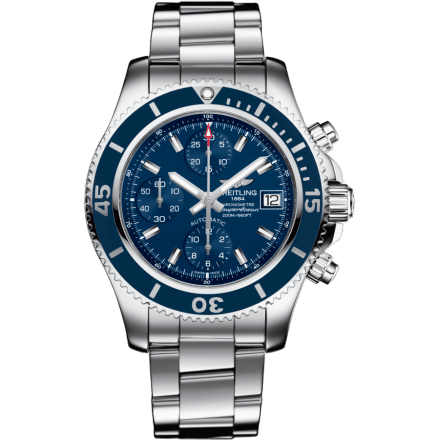 Superocean Chronograph 42 Stainless Steel / Blue / Bracelet