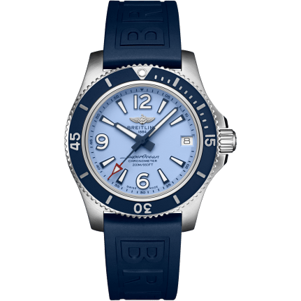 Superocean 36 Stainless Steel / Blue / Rubber / Pin