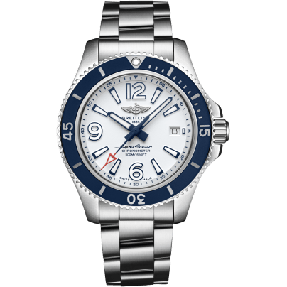 Superocean 42 Stainless Steel / White / Bracelet