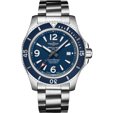 Superocean 44 Stainless Steel / Blue / Bracelet