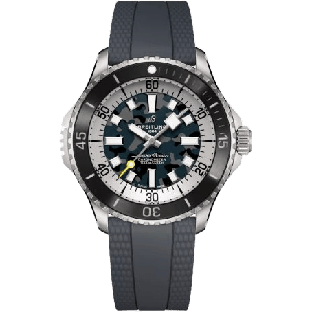 SuperOcean Automatic 46 Super Diver Titanium / Camouflage / Rubber