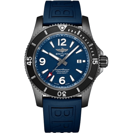 Superocean 46 Blacksteel / Blue / Rubber / Folding