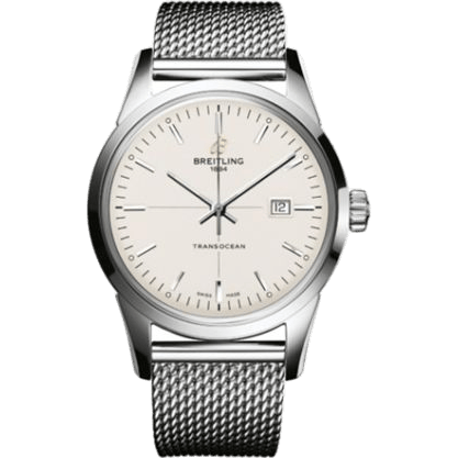 Transocean Date Stainless Steel / Silver / Bracelet