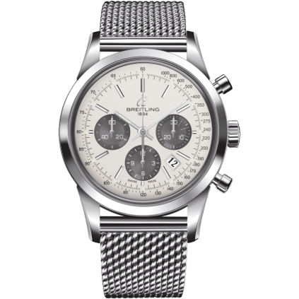 Transocean Chronograph Stainless Steel / Panda / Ocean Classic