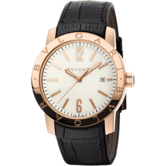 Bulgari Solotempo 39 Pink Gold White