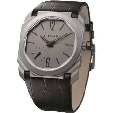 Octo Finissimo Automatic Titanium / Grey / Alligator