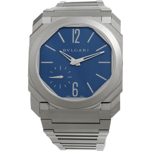 Octo Finissimo Automatic Titanium / Blue / Italy