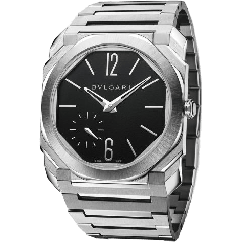 Octo Finissimo 100m Stainless Steel / Black / Bracelet