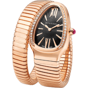 Serpenti Tubogas Pink Gold Black Diamond