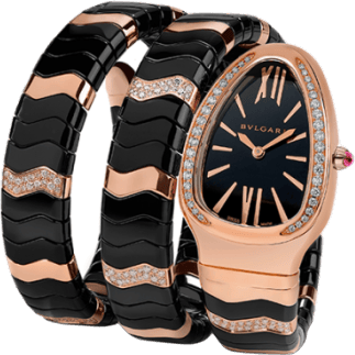 Serpenti Spiga Pink Gold Black