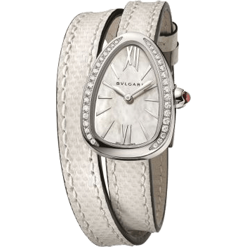 Serpenti Skin Stainless Steel / Diamond / MOP