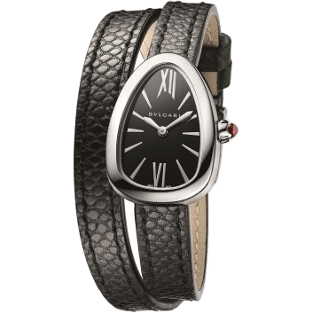 Serpenti Skin Stainless Steel / Black