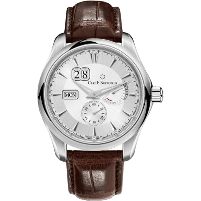 Manero PowerReserve Stainless Steel / Silver
