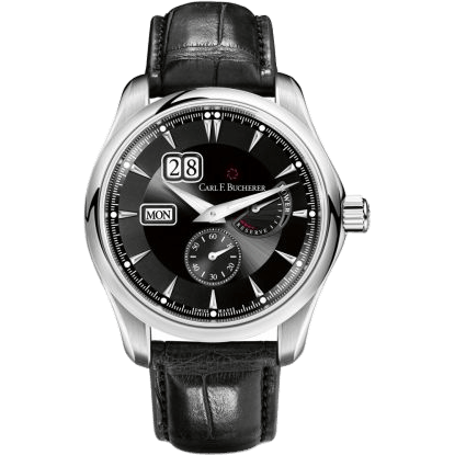 Manero PowerReserve Stainless Steel / Black