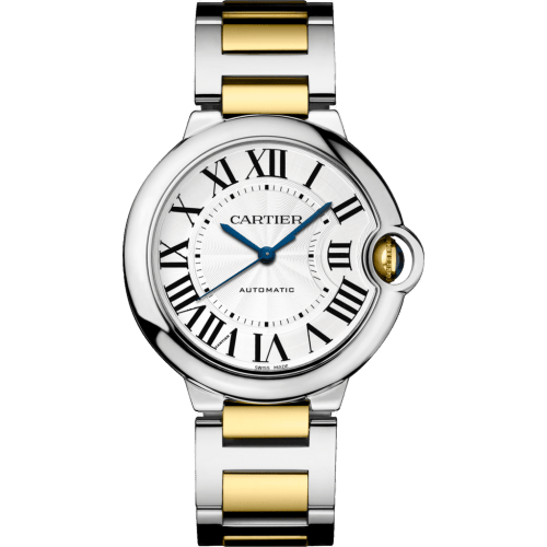 Ballon Blue de Cartier 36 Automatic Stainless Steel / Yellow Gold / Silver / Bracelet