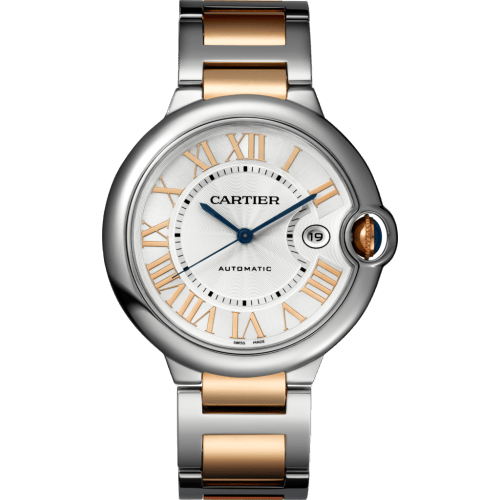 Ballon Blue de Cartier 42 Automatic Stainless Steel / Pink Gold / Silver / Bracelet