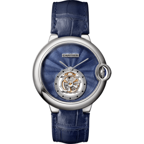 Ballon Blue de Cartier 39 Flying Tourbillon White Gold / Blue Enamel