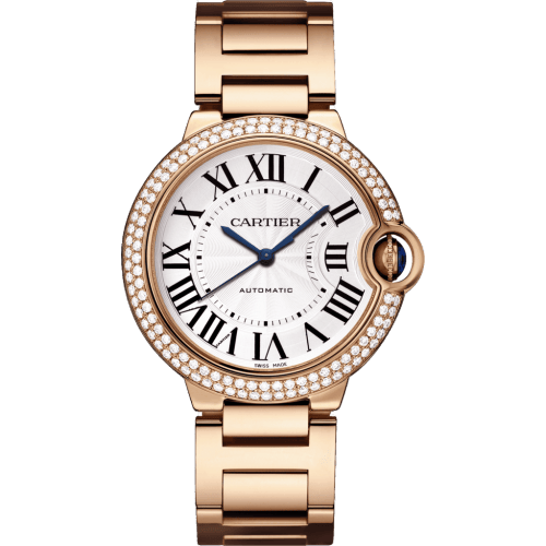 Ballon Blue de Cartier 36 Automatic Pink Gold / Diamonds / Bracelet