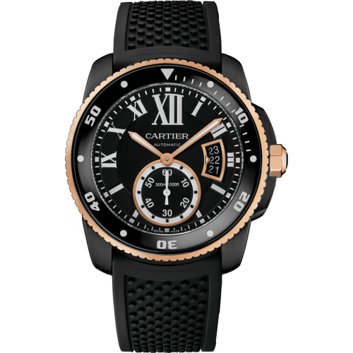 Calibre de Cartier Diver Carbon / Pink Gold
