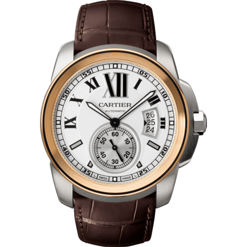 Calibre de Cartier 42 Stainless Steel / Pink Gold / Silver