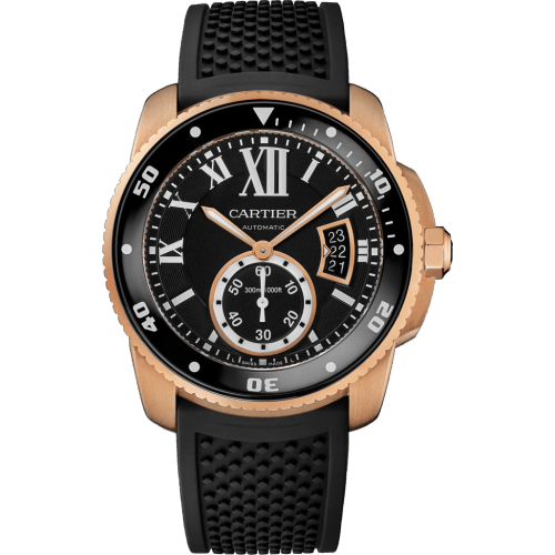 Calibre de Cartier Diver Pink Gold / Black