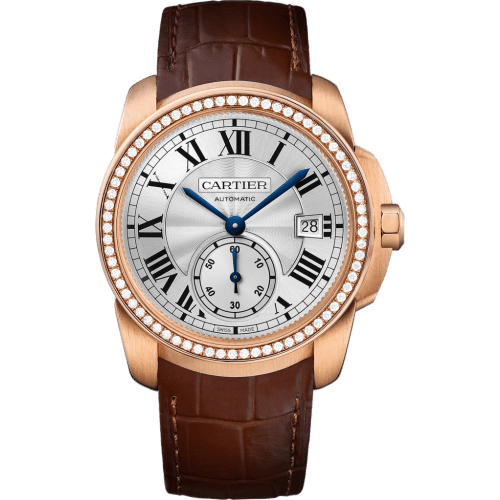Calibre de Cartier 38 Pink Gold / Silver / Diamond