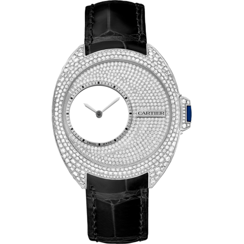 Clé de Cartier 41 Mysterious Hours Palladium / Diamond