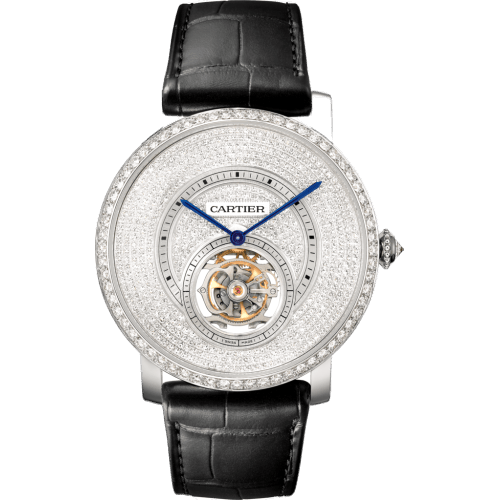 Rotonde de Cartier Flying Tourbillon White Gold / Diamond