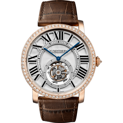 Rotonde de Cartier Flying Tourbillon Pink Gold / Diamond / Silver