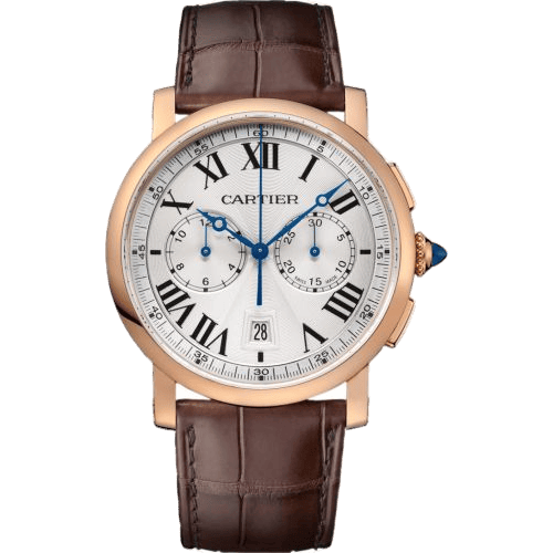 Rotonde de Cartier Chronograph Pink Gold / Silver
