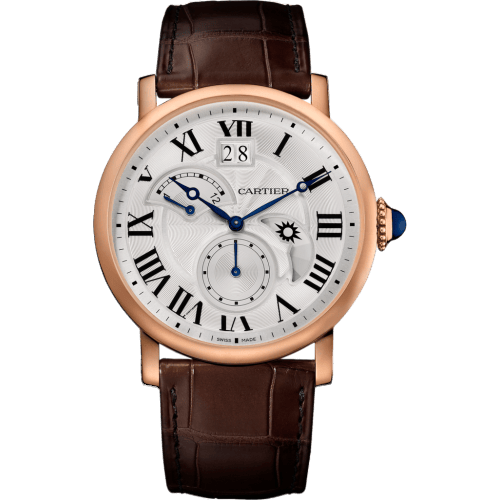 Rotonde de Cartier Second Time Zone Day / Night Pink Gold / Silver