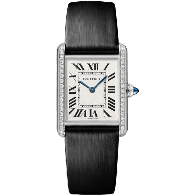 Tank Must Large Quartz Stainless Steel - Diamond / Silver