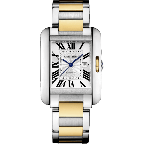 Tank Anglaise 29.8 Stainless Steel / Yellow Gold / Silver / Bracelet
