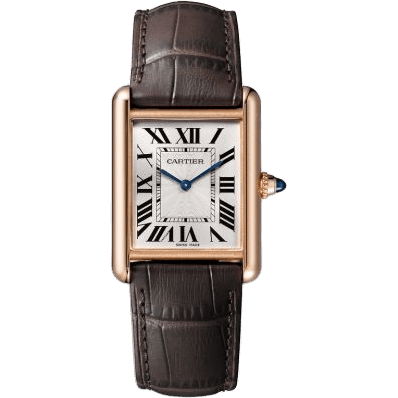 Tank Louis Cartier Large Manual Rose Gold / Silver