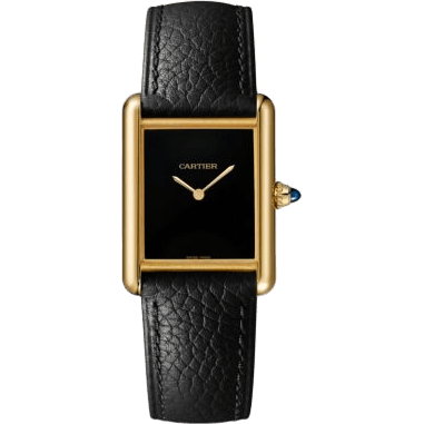 Tank Louis Cartier Large Manual Yellow Gold / Black