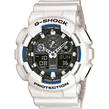 GA-100B-7A White Blue