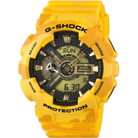 GA-110CM-9A Yellow Camo