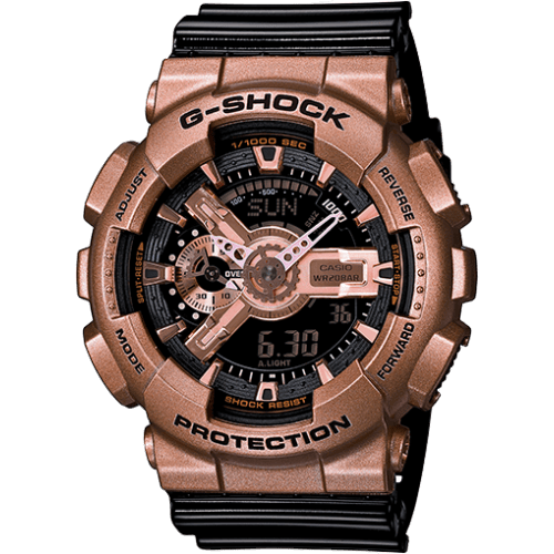 GA-110GD-9B2 Black x Rose Gold