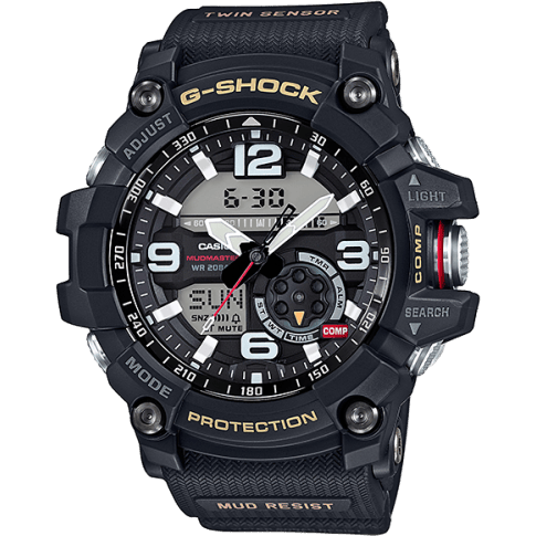 G-Shock Mudmaster Twin Sensor Black / Black
