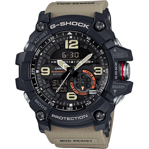 G-Shock Mudmaster Twin Sensor Black / Beige