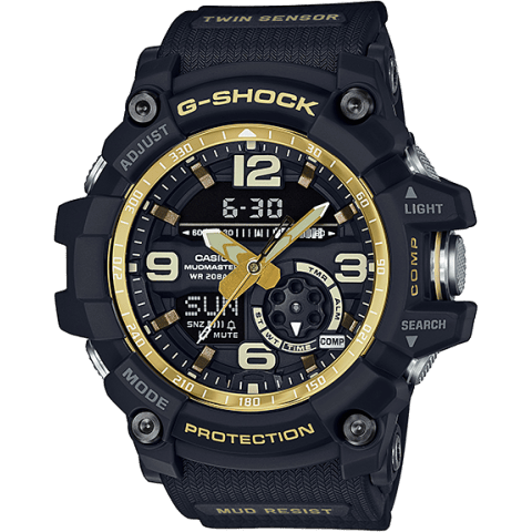 G-Shock Mudmaster Twin Sensor Vintage Black / Gold