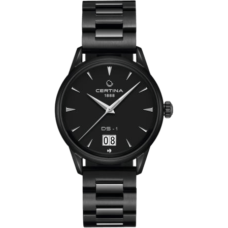 DS-1 Big Date Powermatic 80 PVD / Black / Bracelet