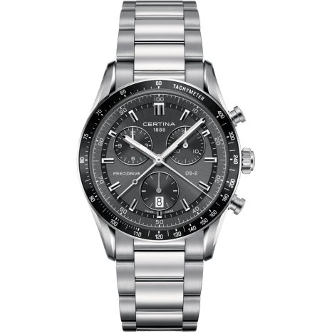 DS-2 Chronograph Stainless Steel / Grey